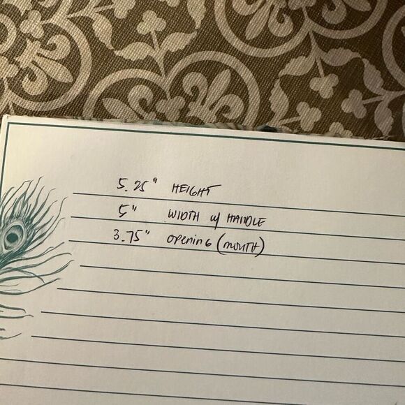 Longaberger Woven Traditions Classic‎ Blue Latte Mug New 5” tall - Picture 7 of 8